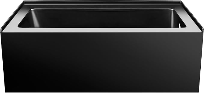 Fine Fixtures Acrylic, Fiberglass Alcove Soaking Bathtub - Image 3