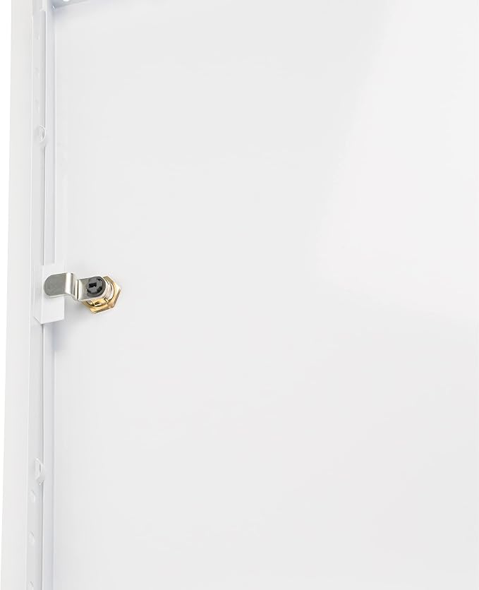 10" x 16" Lockable White Metal Access Panel - Image 6