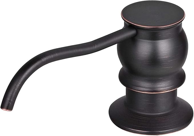 Samodra Kitchen Sink Soap/Lotion Dispenser, Brass Pump Head Oil Rubbed Bronze by SAMODRA
