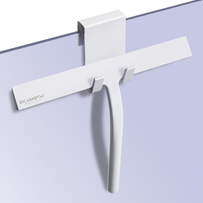 Shower Squeegee with Silicone Hook by RICHMIRTH