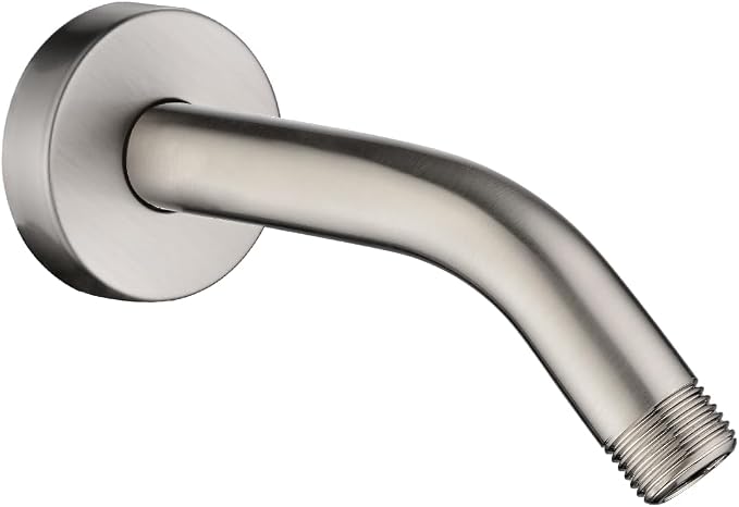 BRIGHT SHOWERS 6 Inch Brass Shower Arm by BRIGHTSHOWERS