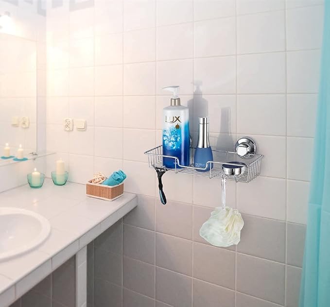 SANNO Suction Cup Shower Caddy Bathroom Caddies Storage Combo Organizer - Image 5