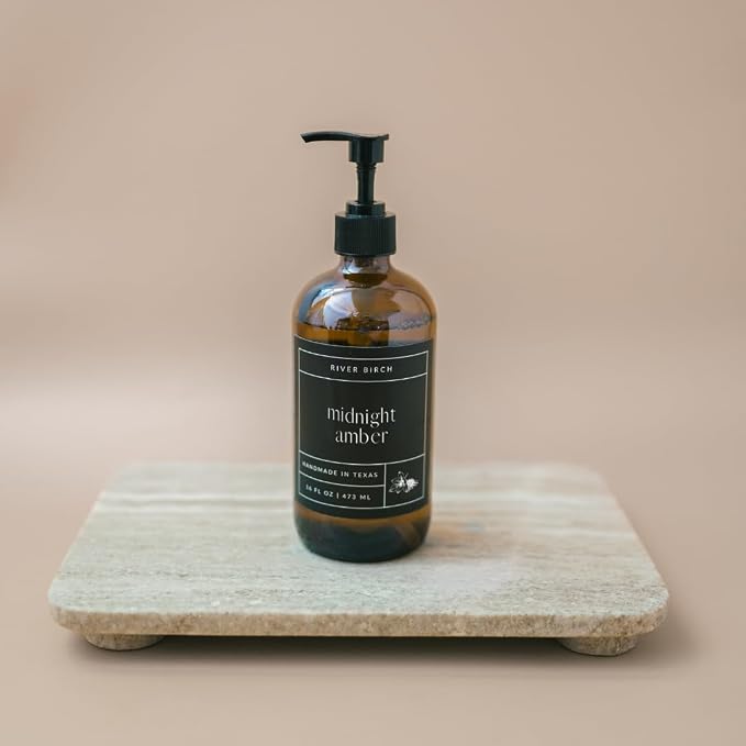 River Birch Midnight Amber Scented Natural Hand Soap - Image 6