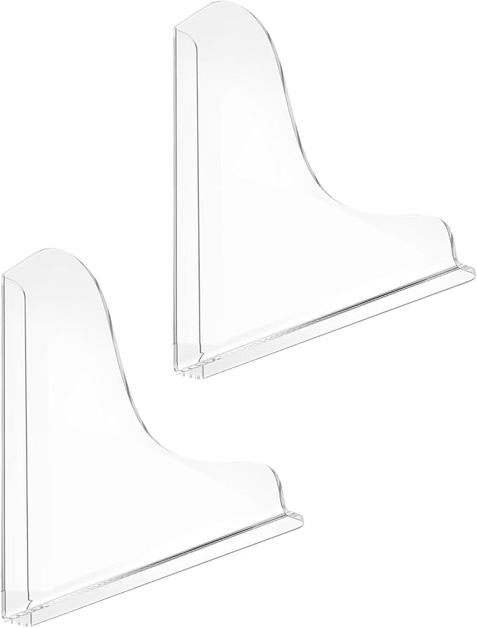 2PCS Clear Shower Splashing Guard, Acrylic Bath Angle Protection, Tub Corner - Image 2
