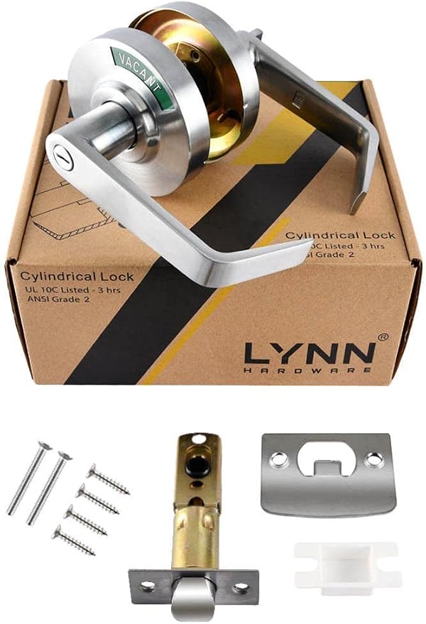 LYNN HARDWARE Medium/Heavy Duty Designer Commercial Lever Door Lock - Image 6