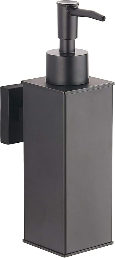 BGL Soap Dispenser Stainless Steel 304 Wall Mount Black Liquid and Soap by BGL