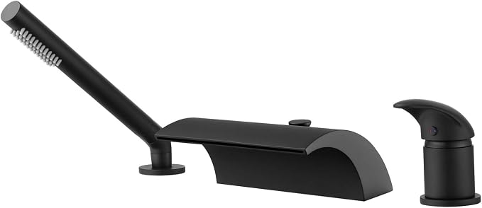 sumerain Black Roman Tub Faucet by SUMERAINFAUCETS