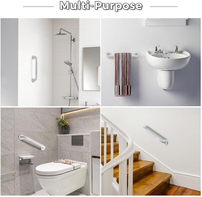 Grab Bars for Shower, 2 Pack 20-Inch Anti Slip Shower Handles for Elderly - Image 6