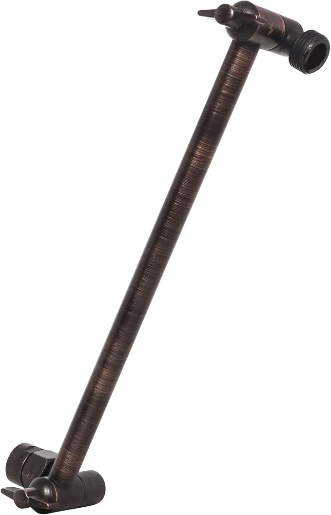 SparkPod 11" Solid Brass Shower Head Extension Arm by SparkPod