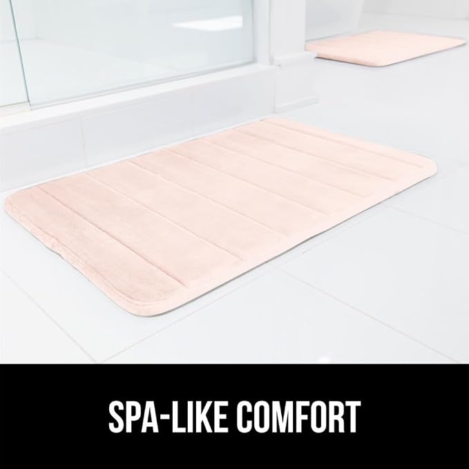 GORILLA GRIP Memory Foam Bath Mat, Soft Absorbent US Designed Bathroom Rug - Image 9