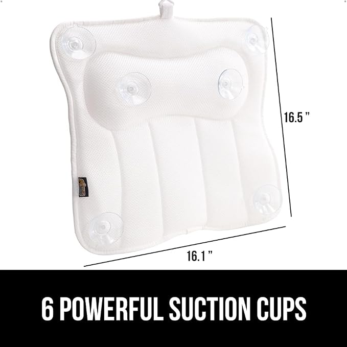 GORILLA GRIP Bath Pillow for Tub - Image 4