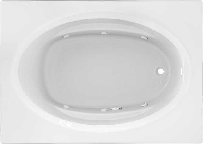 Jacuzzi SIGNATURE Acrylic Drop-In Bathtub, Heated Jet Massage Tub, Slip - Image 6