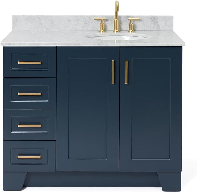 ARIEL Taylor 43 Inch Blue Bathroom Vanity by Ariel