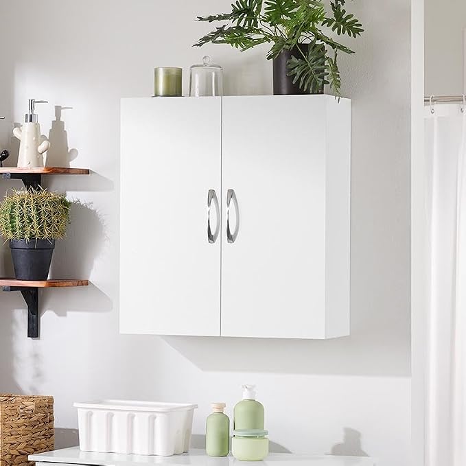 SoBuy Narrow Bathroom Wall Cabinet Over The Toilet Storage, Small Space Wall by Haotian