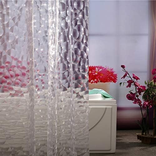 Adwaita 3D Bubbles Shower Curtain Liner, No Odors, Eco Friendly - Image 2