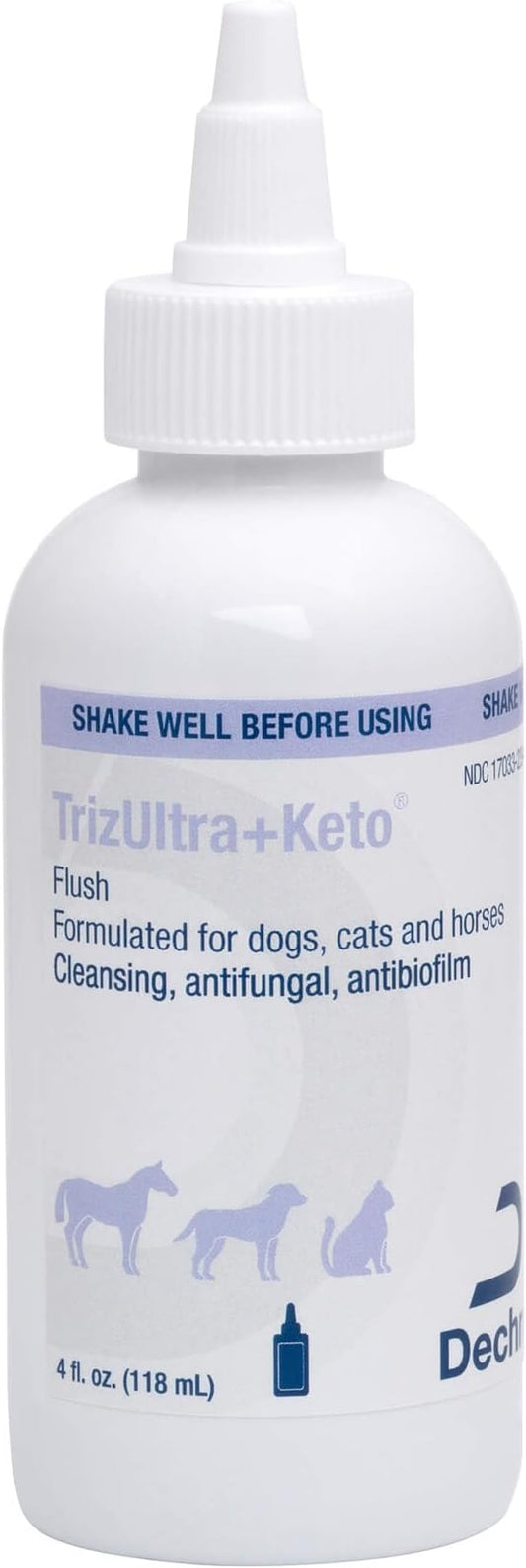 TrizEDTA TrizULTRA+Keto Flush for Dogs, Cats and Horses, 4 oz by Unknown