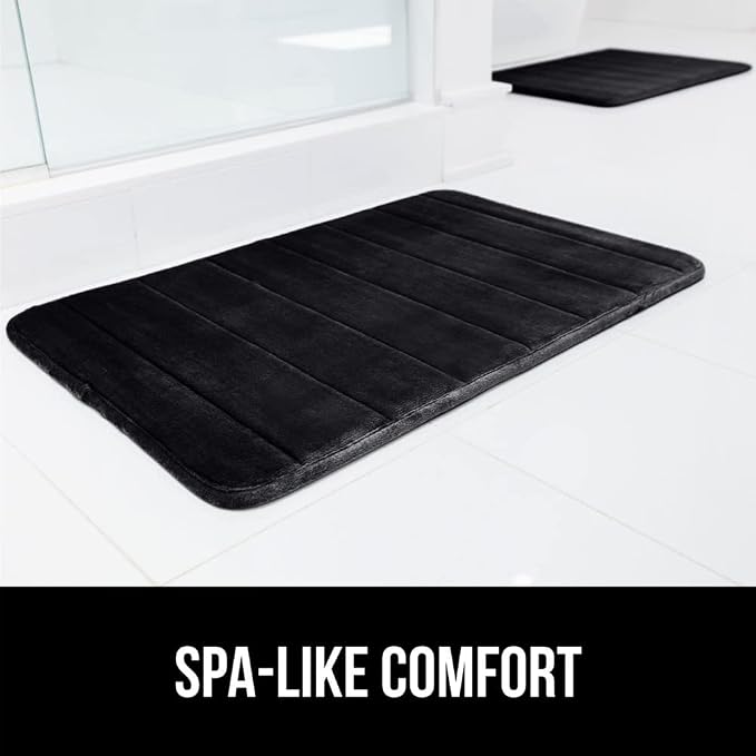 GORILLA GRIP Memory Foam Bath Mat, Soft Absorbent US Designed Bathroom Rug - Image 9