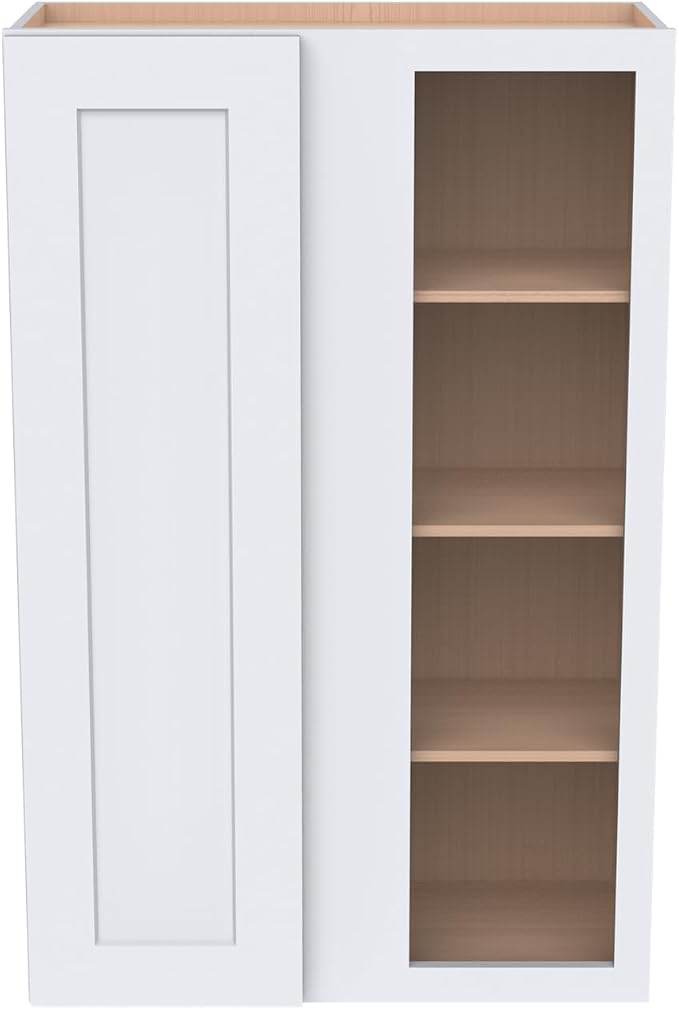 Solid Hardwood Wall Blind Corner Cabinets, Adjustable Shelves, Soft-Close Doors - Image 5