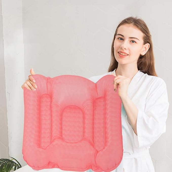 1pc Inflatable Bathtub Seat Cushion - Image 2
