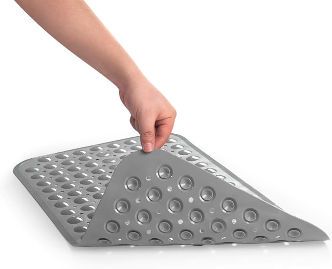 AmazerBath Bath Tub Mat, Medium Size 27.6 x 15 Inches Non-Slip Shower Mats - Image 2