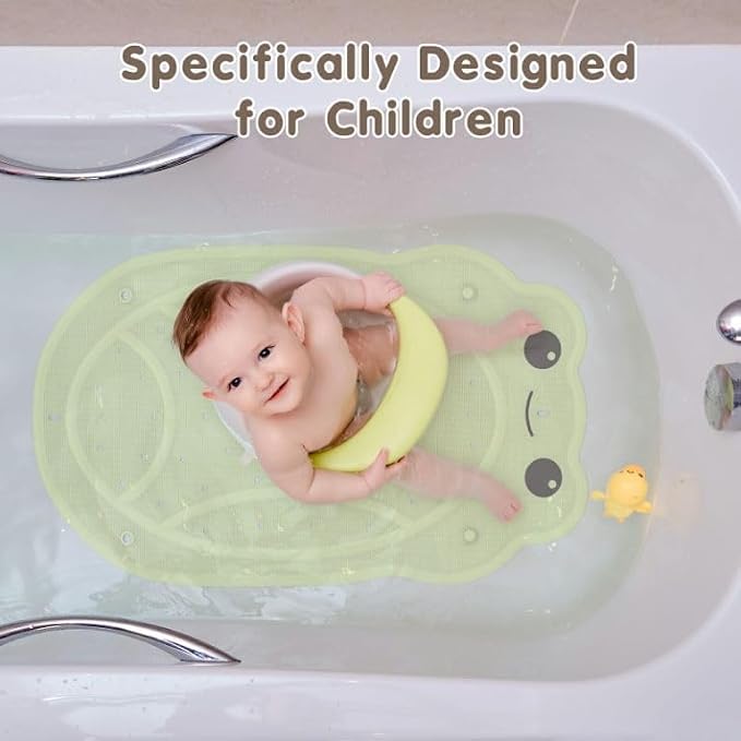Bath Mat for Tub Non Slip Baby, Shower Mat Natural Rubber no Odors, Textured - Image 7