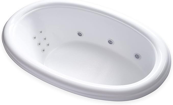 Carver Tubs - SOD6941 - Modern Fiberglass Whirlpool Water Massage Bathtub - Image 4
