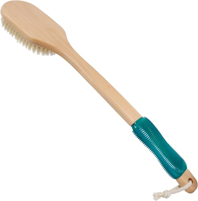 OWIIZI Back Scrubber for Shower Large Surface Body Scrub Brush Stiff Boar - Image 3