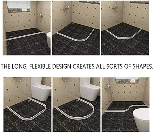 Duzzy 39 Inch Collapsible Shower Threshold Water Dam, Suitable - Image 5