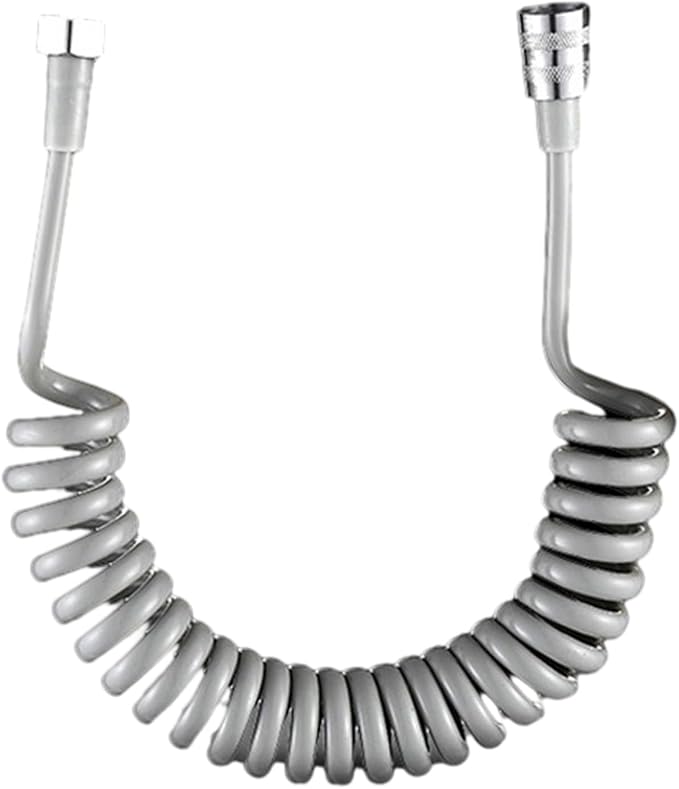 Spring Flexible Shower Hose, Bathroom Spiral Flexible Telescopic Shower Hose by Unknown