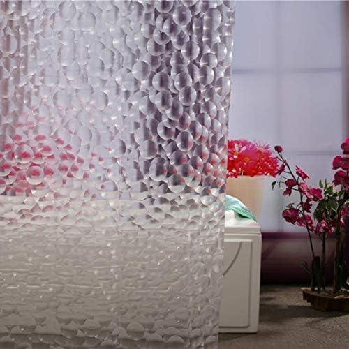 Adwaita 3D Bubbles Shower Curtain Liner, No Odors, Eco Friendly - Image 8