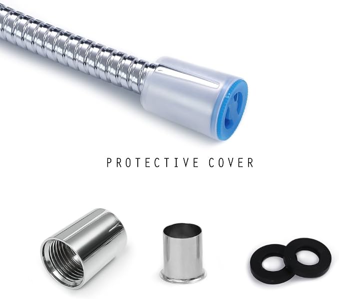 60-inch Shower Hose Replacement, 304 Stainless Steel Hand Held Shower Hose - Image 3