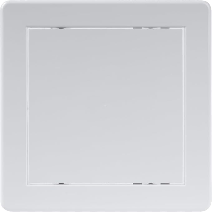 6 x 6 Inch White Square ABS Plastic Plumbing Access Panel by Unknown