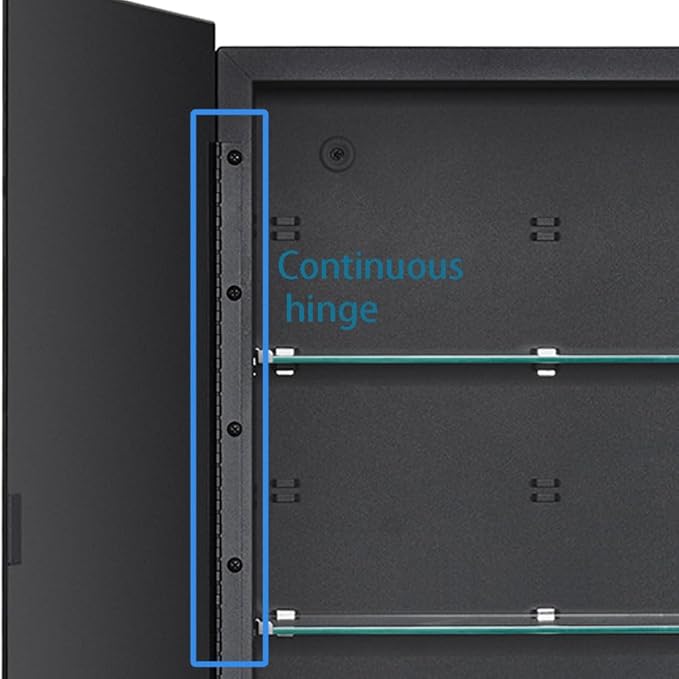 Black Bathroom Medicine Cabinet - Image 7