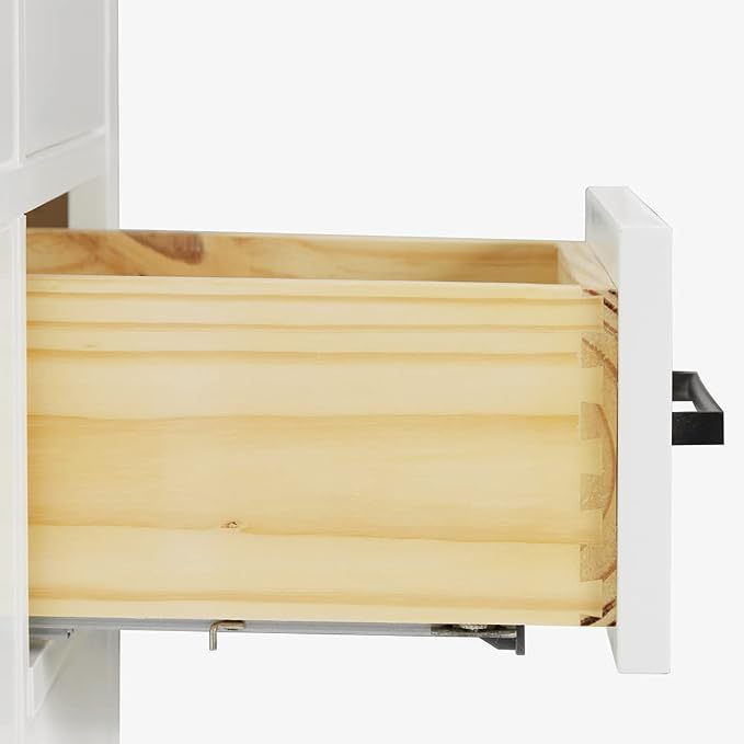 ARIEL Hepburn 61" White Bathroom Vanity - Image 8