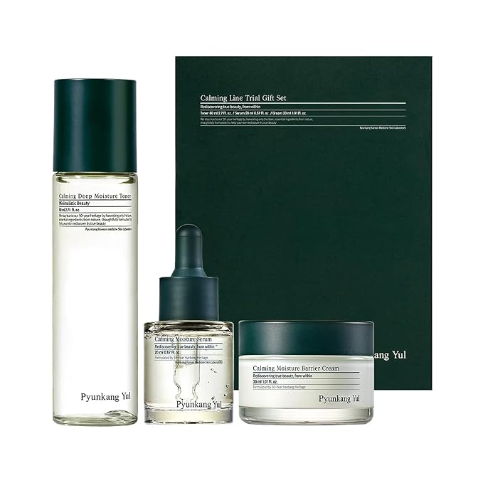 Pyunkang Yul PKY Calming Trial Gift Set, Exfoliating Toner, Soothing Serum by PyunkangYul
