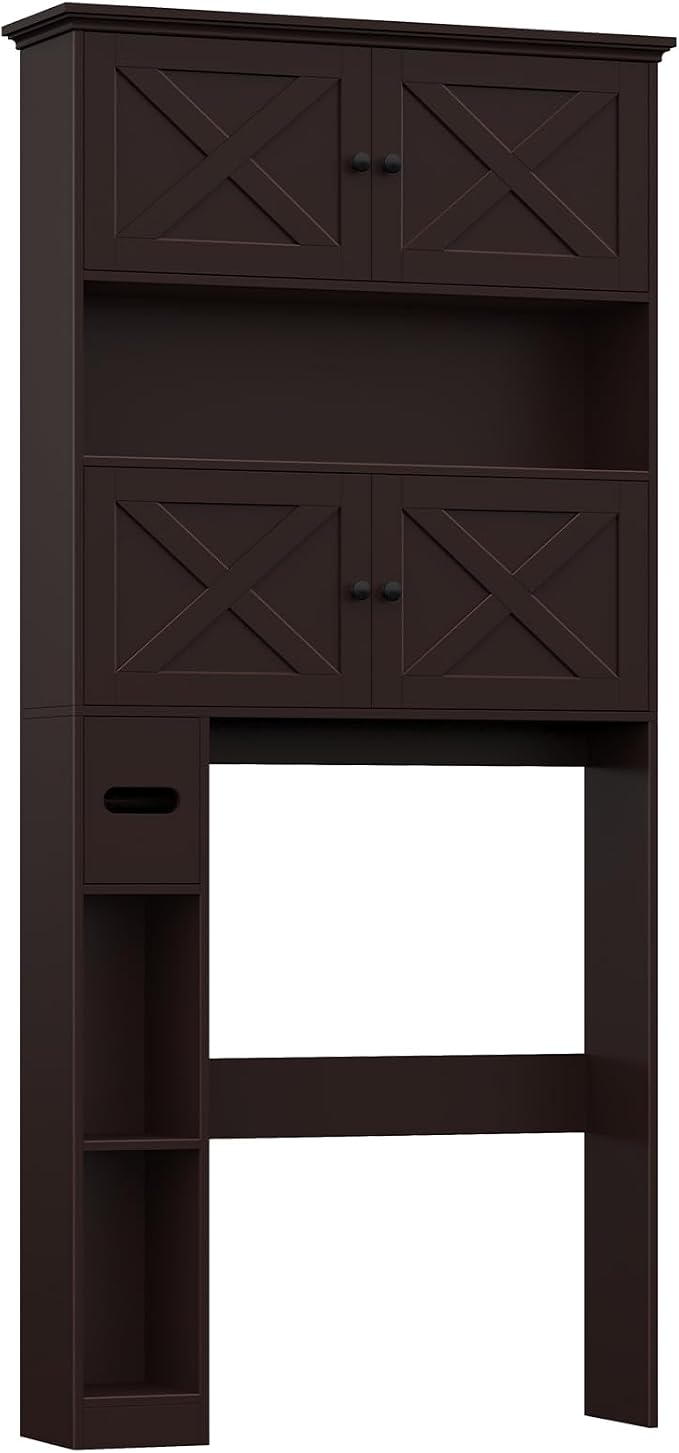 Over The Toilet Storage Cabinet, Farmhouse Storage Cabinet Over Toilet - Image 8