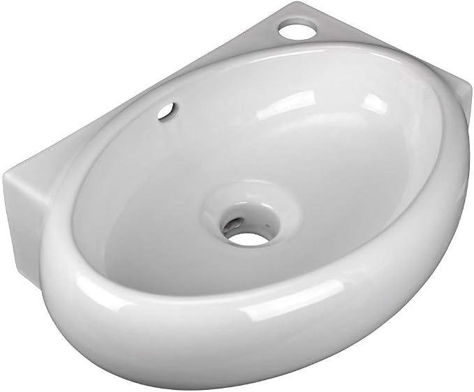 Renovators Supply Manufacturing Carlingwood Corner Wall Mounted Bathroom Sink - Image 5