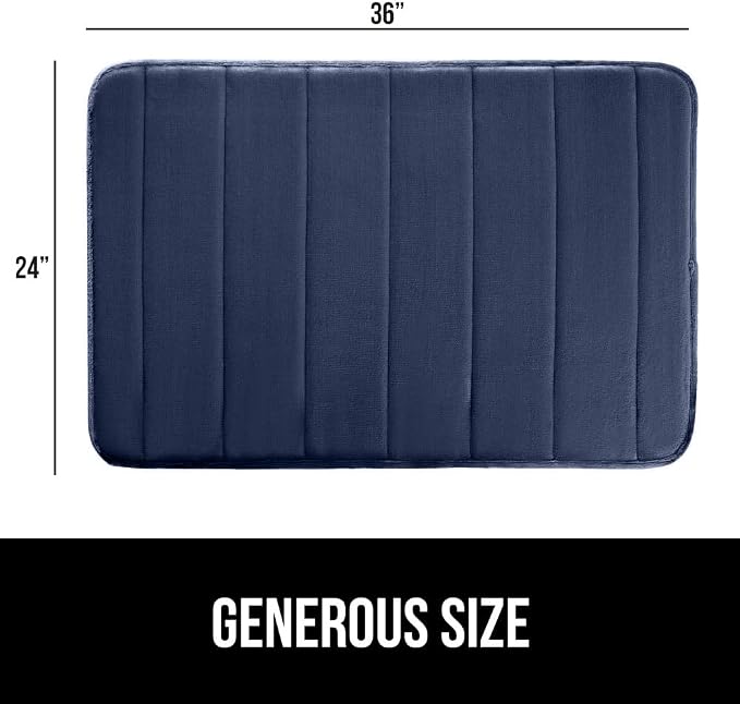 GORILLA GRIP Memory Foam Bath Mat, Soft Absorbent US Designed Bathroom Rug - Image 2