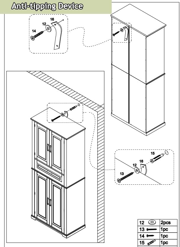 Polibi Bathroom Storage Cabinet - Image 9