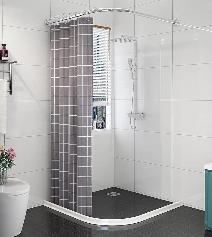 39Inch Collapsible Threshold Water Dam 1.5" high Walkin Shower Guard To Keep - Image 4