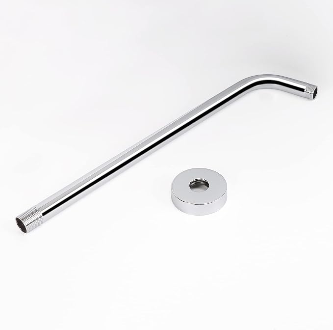 HarJue Shower Arm with Flange and Teflon Tape, Wall Mounted Shower Pipe 304 - Image 7