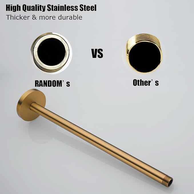 RANDOM Champagne Bronze Shower Arm - Image 3