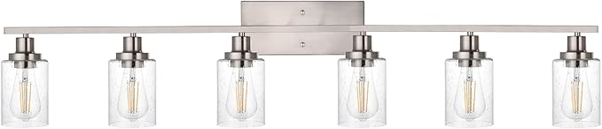 6-Lights Bathroom Vanity Light Fixtures by WINSHENLighting
