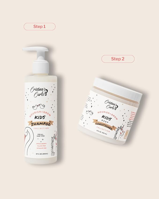 Cristina's Curls Kids Shampoo – Gentle Scalp Cleanse That Lifts Buildup Without - Image 4