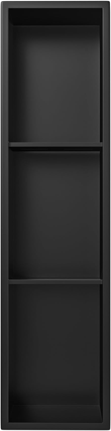 Stainless Steel Shower Niche 8"×36" Matte Black - Image 6