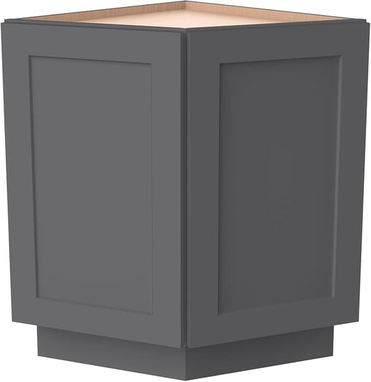 Corner Cabinet for Kitchen Bathroom, Solid Wood Frame by HCIOANHomecabinetseries