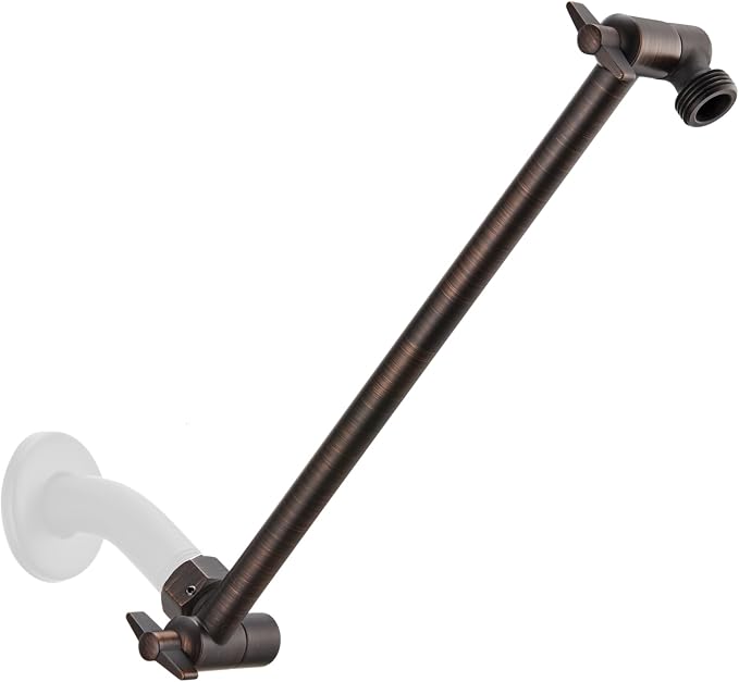 11 Inch Adjustable Shower Head Extension Arm by SINGINGRAIN