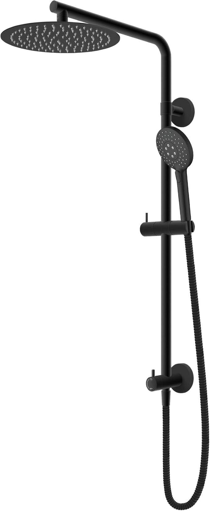 BATH ROYALE Rain Shower Head & Detachable Handheld Spray Combo, Easy Install & by BathRoyale