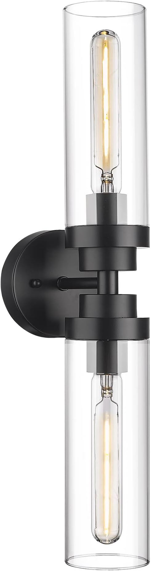 Emak 2 Light Black Vanity Lights by EmakLighting