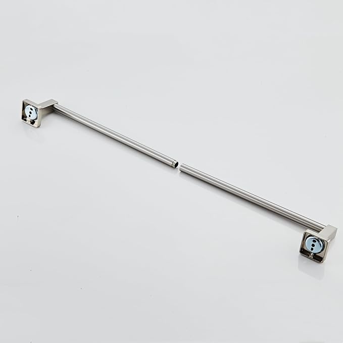 Bathroom Wall Mounted Towel Rack, 24 Inch Brushed Nickel Towel Bar - Image 5